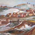 Nevicata sulla collina – il colle di Scorcola (Trieste) dopo la nevicata. 1942.